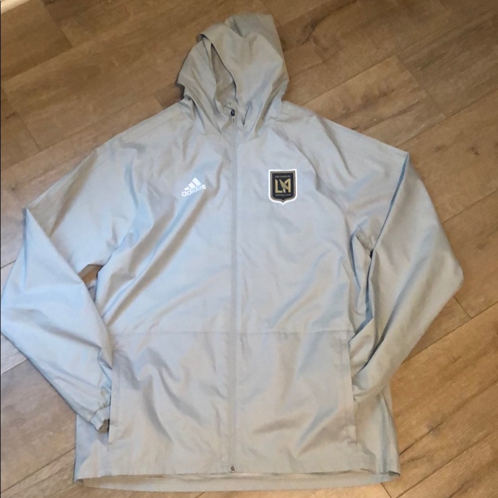 Adidas LAFC Gray Windbreaker